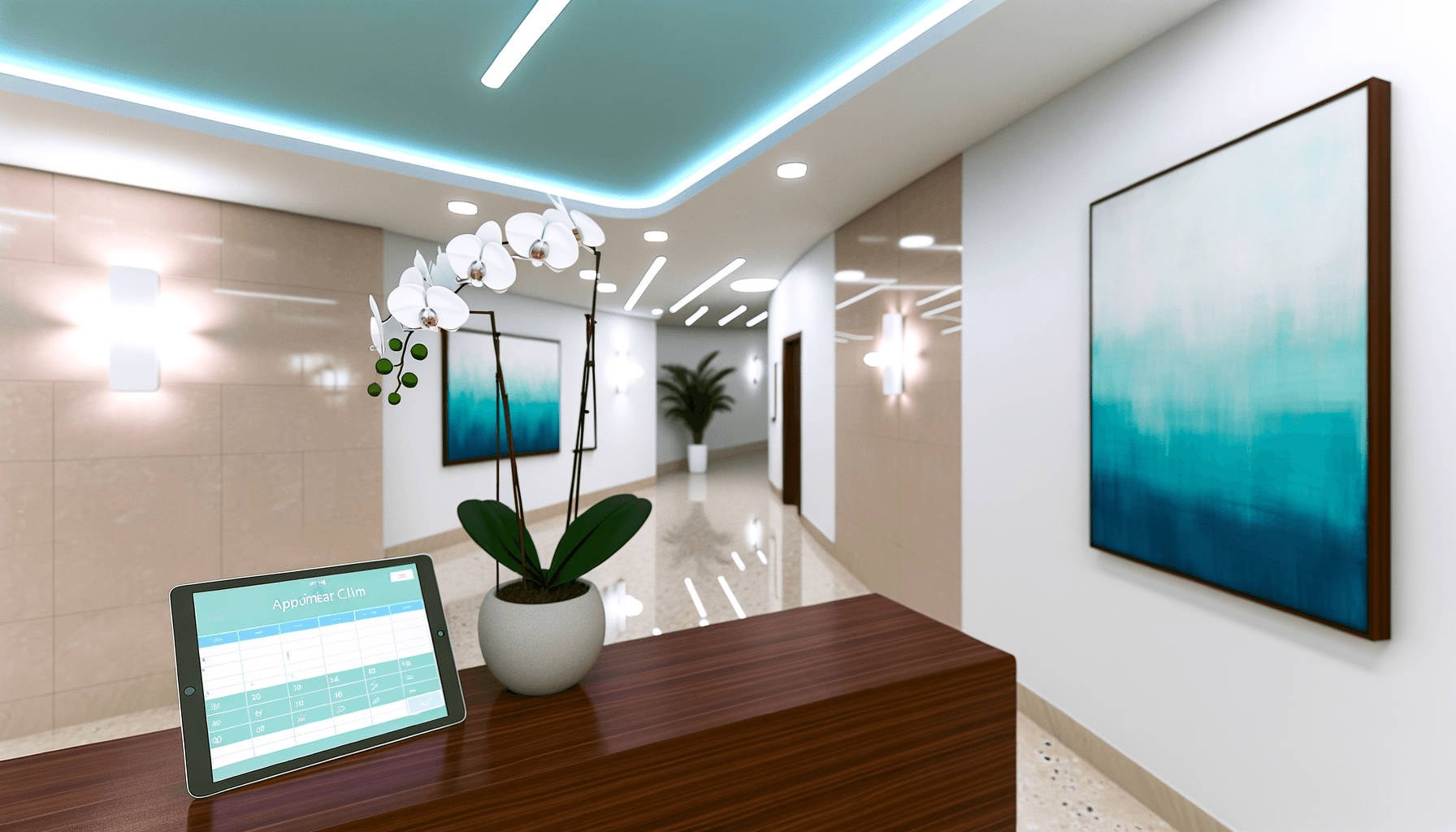 PACAME Clinica Dental — escena editorial